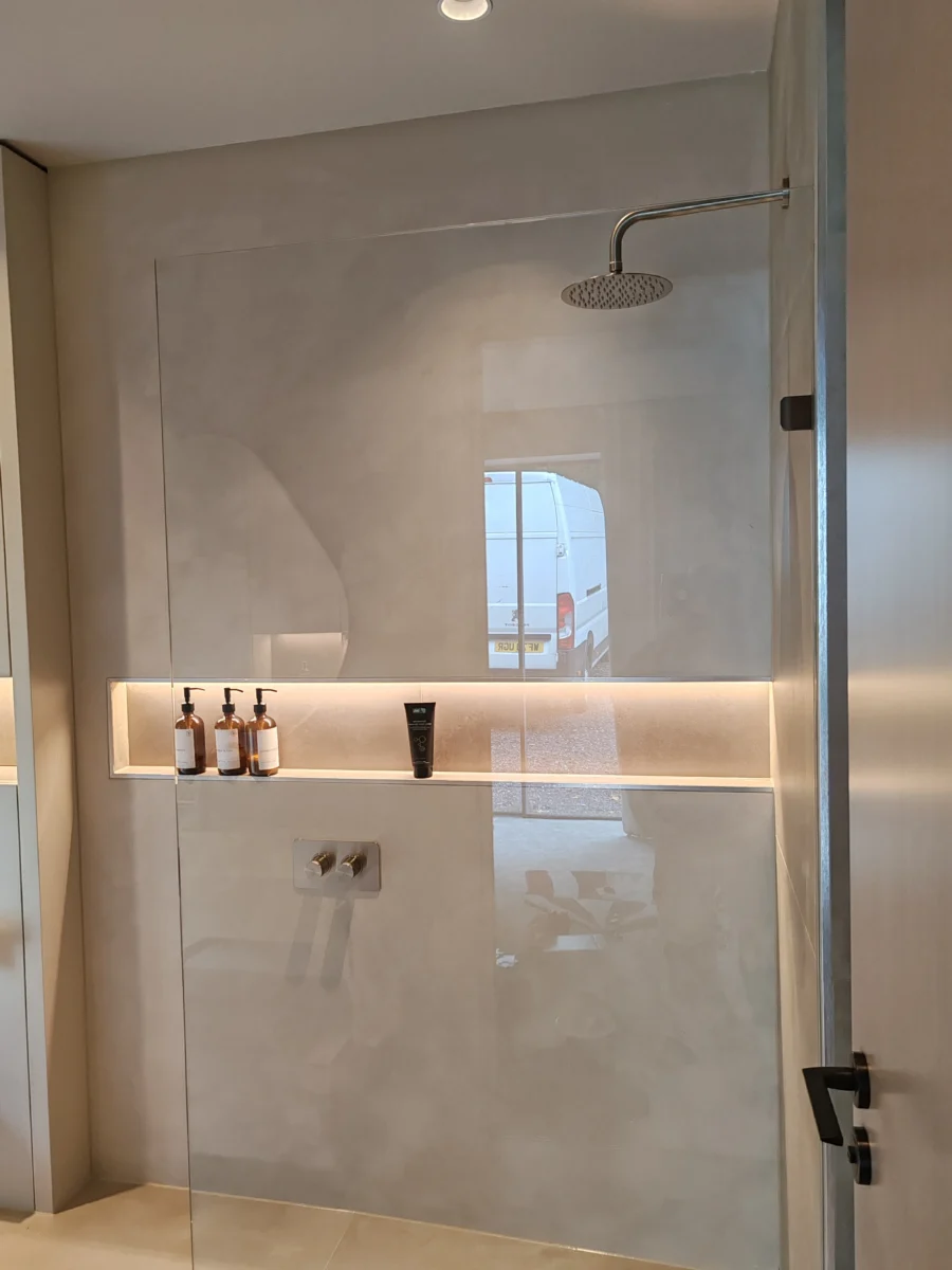 Microcement bathroom Bath-Bristol